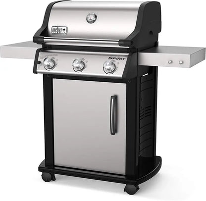 Weber Spirit E-325 3-Burner Liquid Propane Gas Grill for Outdoor Grilling and Barbecuing