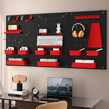 Heavy-Duty Utility Tool Storage Board  Modular Garage & Workshop Organizer Kit