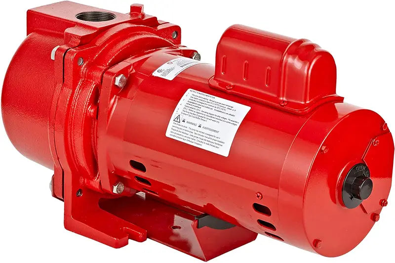 RL-SPRK150 Self-Priming Cast Iron Lawn Sprinkler Pump  44 PSI, High-Flow Irrigation Solution for Large Yards
