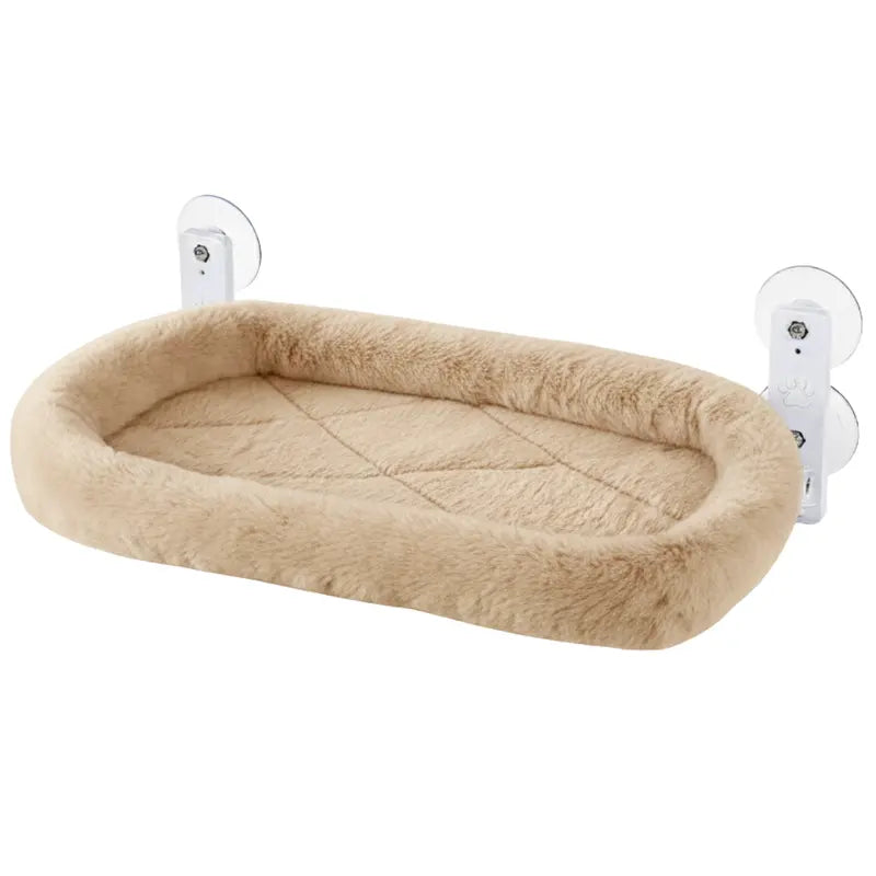 Window-Mounted Cat Hammock with Detachable Cushion and Reinforced Metal Frame
