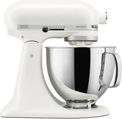 KitchenAid Artisan 5-Quart Tilt-Head Stand Mixer Featuring Pouring Spout