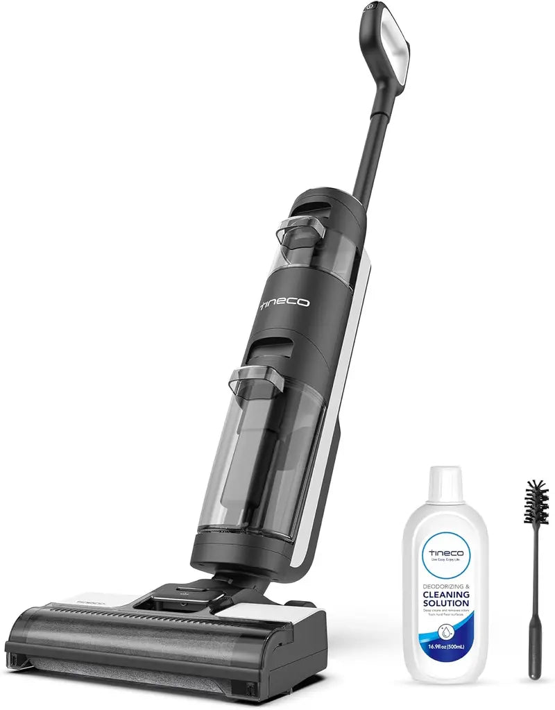 Cordless Wet/Dry Floor Cleaner & Mop  All-in-One Hard Floor Cleaning System with Vacuum + Mopping in a Single Pass