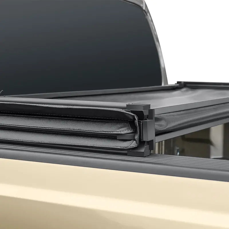 Auto Drive Soft Tri-Fold Tonneau Cover for Dodge Ram 1500/2500/3500 8Ft Bed (02-23)  UV-Resistant Vinyl
