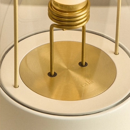 The Muse 2.0 Portable Lamp in Candlenut White