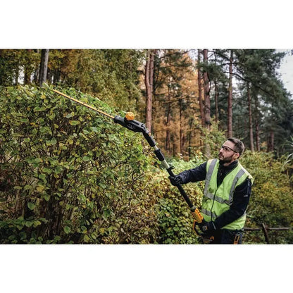 DEWALT 20V MAX Cordless Pole Hedge Trimmer Kit  Includes 4Ah Battery, Charger & Accessories