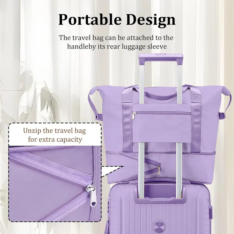 Lightweight 5-Piece PP Hardshell Carry-On Luggage Set  Dual Spinner Wheels & TSA Lock Travel Suitcases