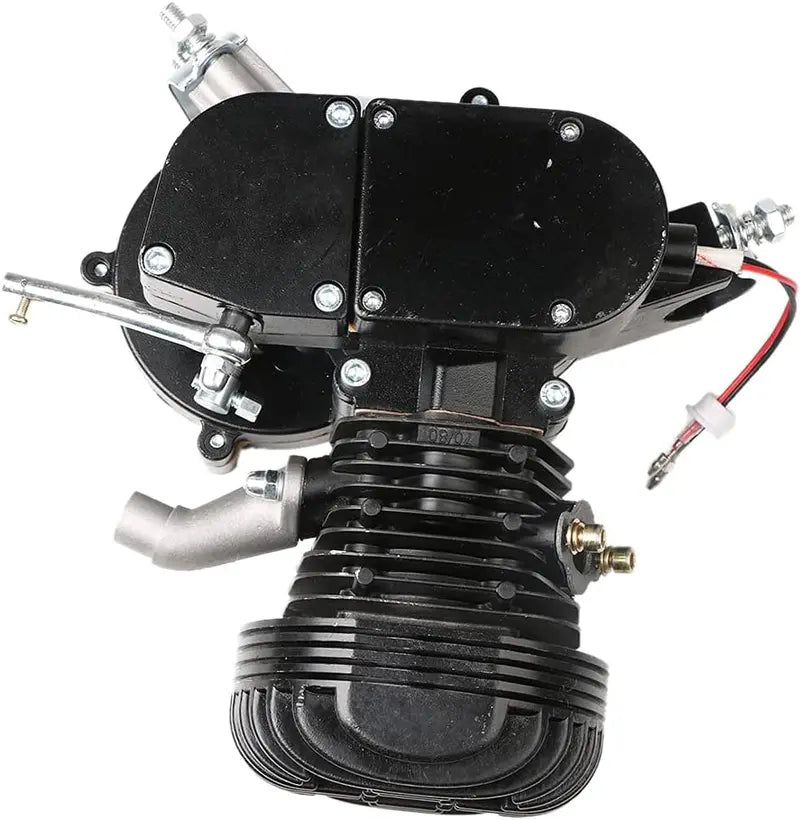 100cc 2-Stroke Bicycle Motor Kit  DIY Gas Engine Conversion Kit for Standard Bikes (Air-Cooled, Black)