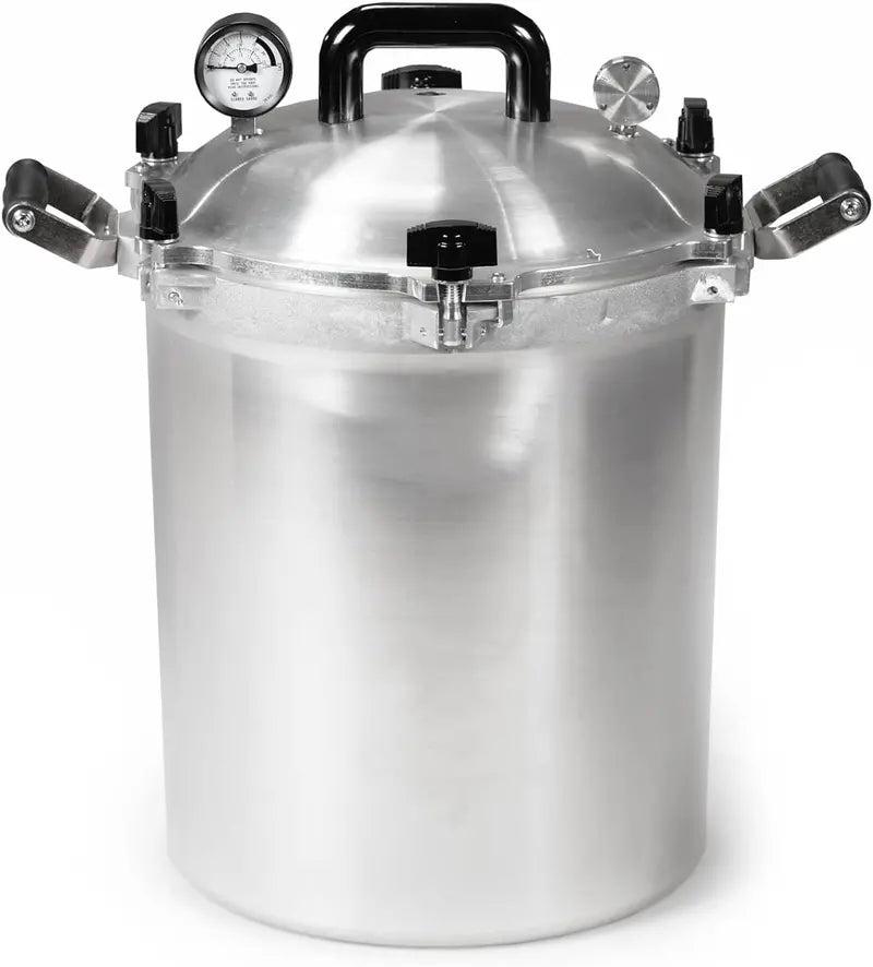 All-American 1930 21.5-Quart Pressure Cooker & Canner  Metal-to-Metal Seal, Stovetop Compatible (Gas/Electric/Induction), Made in USA