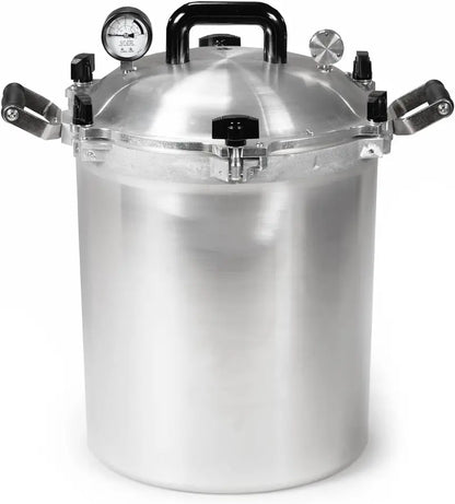 All-American 1930 21.5-Quart Pressure Cooker & Canner  Metal-to-Metal Seal, Stovetop Compatible (Gas/Electric/Induction), Made in USA