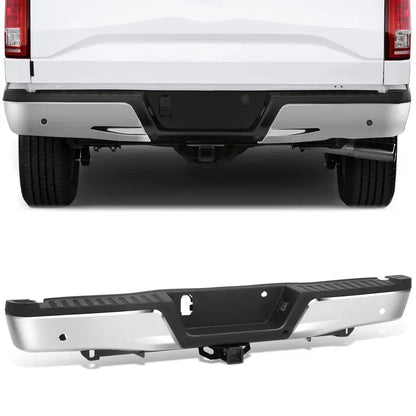 Ford F-150 Rear Step Bumper  Sensor Holes + Towing Package Compatibility (20152020)