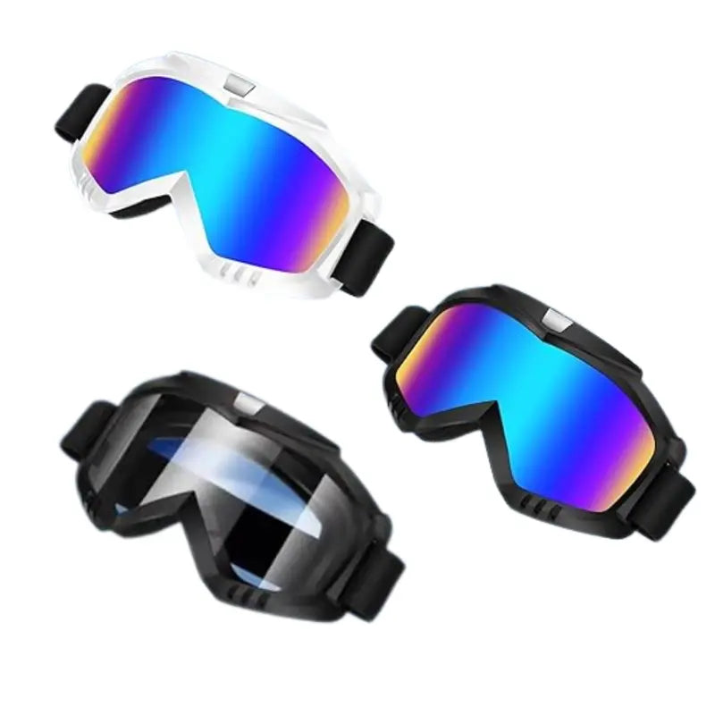 Dual-Pack ATV & Off-Road Goggles for Motorcycle, Skiing, and Dirt Bike Use