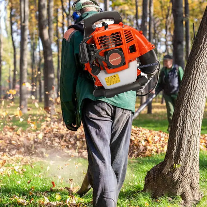ZTGD Gas-Powered Backpack Leaf Blower  Air-Cooled, High-Performance Grass and Debris Remover