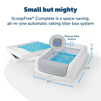 ScoopFree Complete Self-Cleaning Litter Box  No Scooping Required  Unbeatable Odor Control