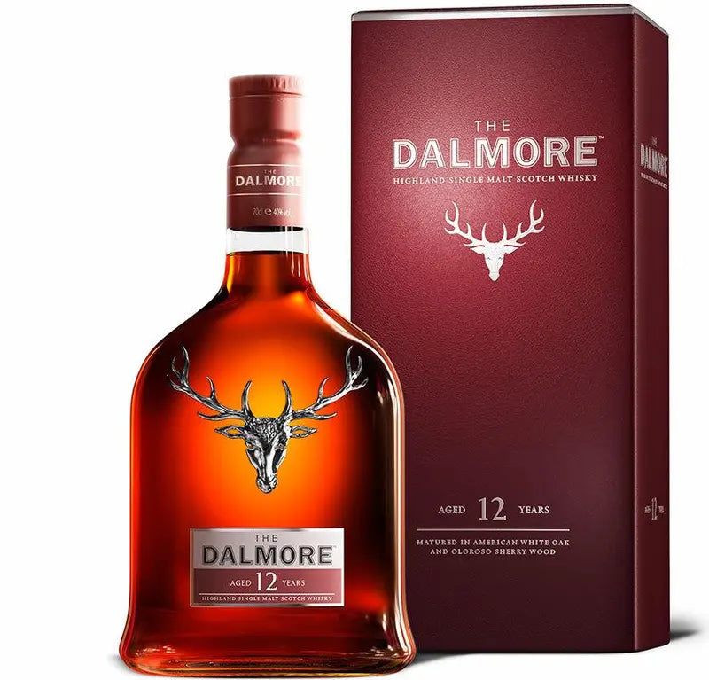 The Dalmore 12-Year-Old Highland Single Malt Scotch Whisky  750ml Signature Expression