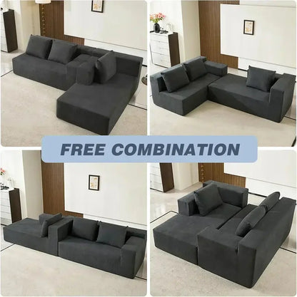 60-Inch Pull-Out Sofa Bed with Memory Foam Mattress, Two Pillows & Futon-Style Guest Bed Design