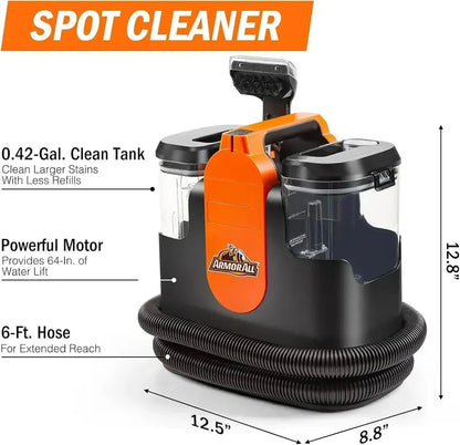 7-Amp Portable Spot Cleaner for Cars, Carpets, and Upholstery Stain Removal