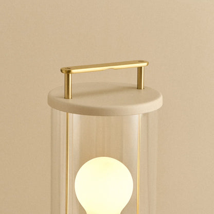 The Muse 2.0 Portable Lamp in Setting Plaster Pink
