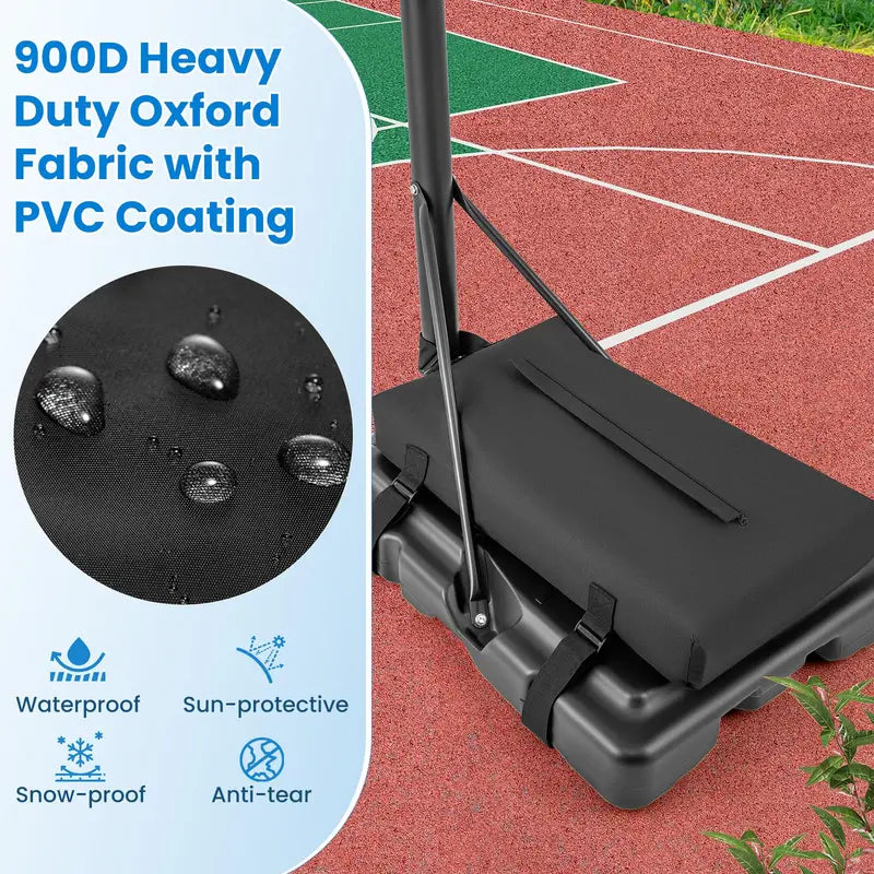 Heavy-Duty Basketball Hoop Sandbag Anchor  Indoor/Outdoor Weighted Base for Portable Rims