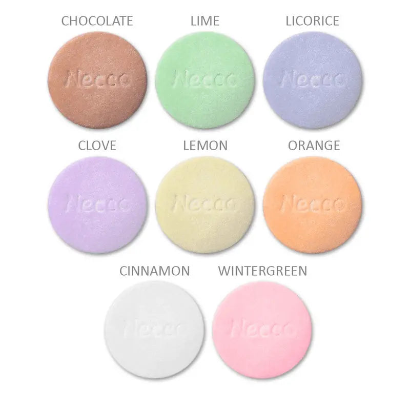 Necco Original Wafer Candy, 24-Pack, 2.02 oz Rolls, Classic Taste, Grocery Favorite