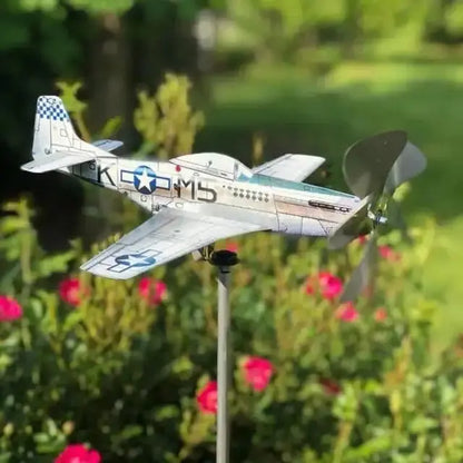 Historic Flight Aviation-Inspired Spinning Wind Sculpture