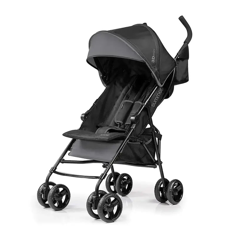 Lightweight Convenience Stroller  Blue/Black Foldable Infant Carrier for Easy Transport