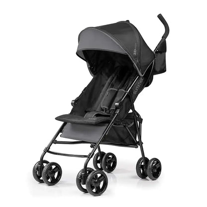 Lightweight Convenience Stroller  Blue/Black Foldable Infant Carrier for Easy Transport
