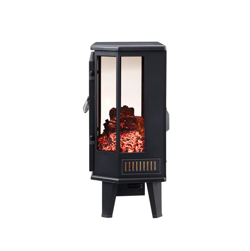 Hearthpro 25 5 Sided Infrared Electrick Stove Black Finish