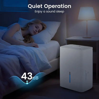 94.5-Pint Dehumidifier for Large Spaces  Covers Up to 6,000 Sq. Ft (Basements, Bathrooms)