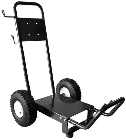 Wheeled Pressure Washer Cart Frame  Heavy-Duty Push-Handle Mounting System