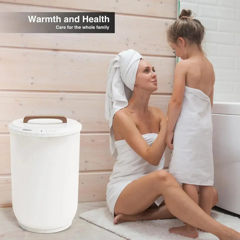 SAMEAT Extra-Large Heated Towel Warmer for Modern Bathroom Spaces