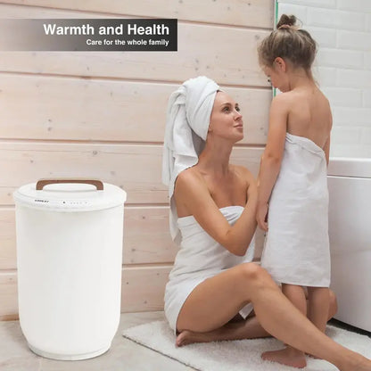 SAMEAT Extra-Large Heated Towel Warmer for Modern Bathroom Spaces