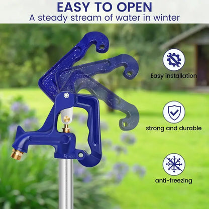 Ebusin 3-Foot Freeze-Resistant Frost-Proof Yard Hydrant for Outdoor Water Access