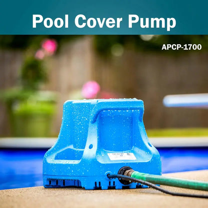 Little Giant 1745 GPH Automatic Pool Cover Pump  Submersible Safety Drain Pump