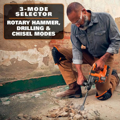 RIDGID 18V Brushless Cordless 1 in. SDS-Plus Rotary Hammer (Tool Only) R86712B