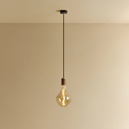 Voronoi II Pendant Light in Walnut