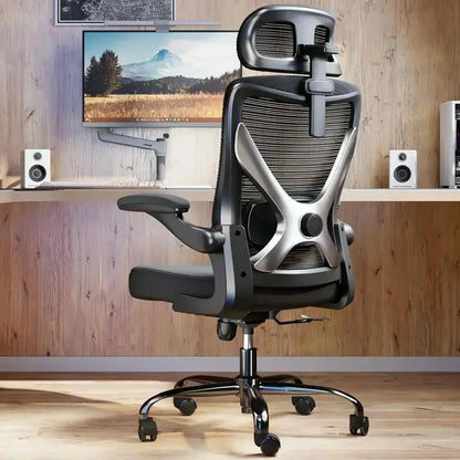 Ergonomic Gaming Desk and Chair Set with Lumbar Support and Adjustable Headrest