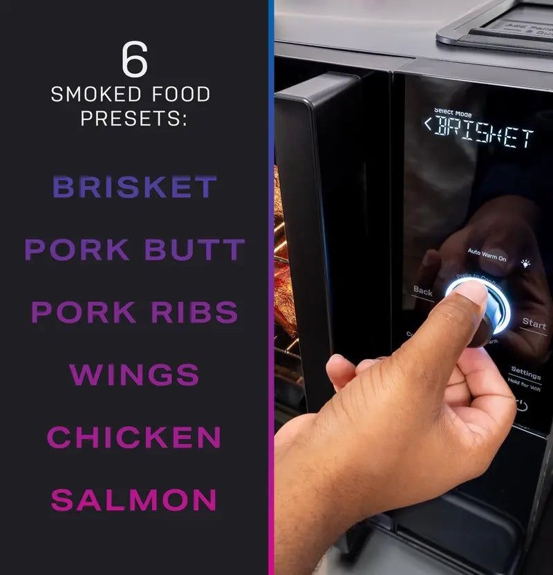 2025 GE Profile Smart Indoor Smoker  Wi-Fi Enabled Smoke Generator for Precision Cooking