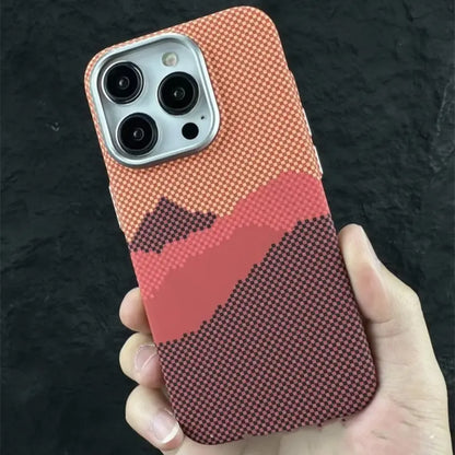 MagSafe-Compatible iPhone Case with Alloy Mount Bracket & 3D Texture Relief