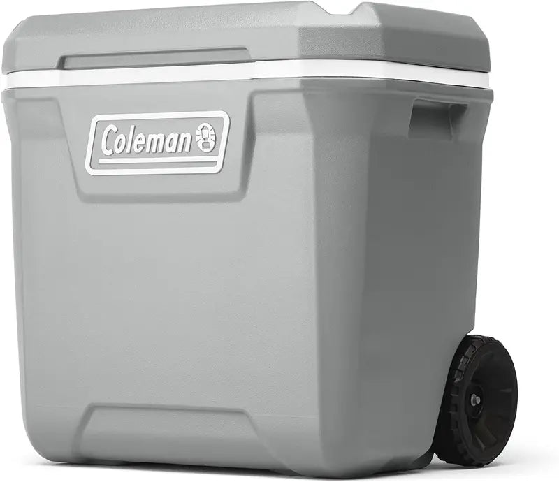 Coleman Classic 100-Quart Wheeled Cooler — Insulated Hard-Sided Design, Leak-Resistant, Ice Retention Up to 5 Days