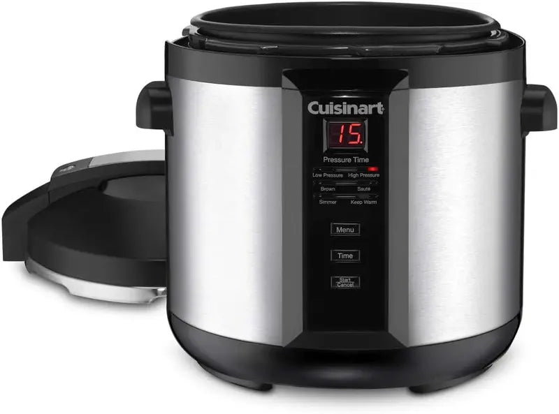 Cuisinart CPC-600N1 6-Quart Electric Pressure Cooker  Stainless Steel, Digital Interface, Multi-Cook Functions