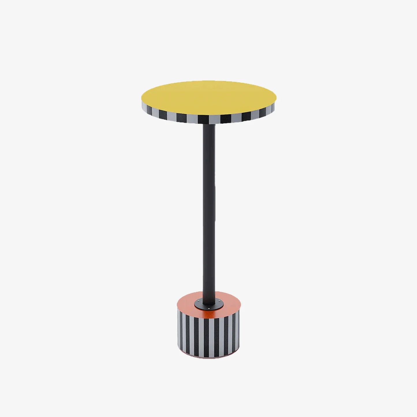 Table d appoint ronde originale jaune