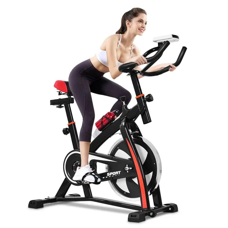 Professional Adjustable Exercise Bike  Versatile Indoor Cycling Trainer for Home or Gym