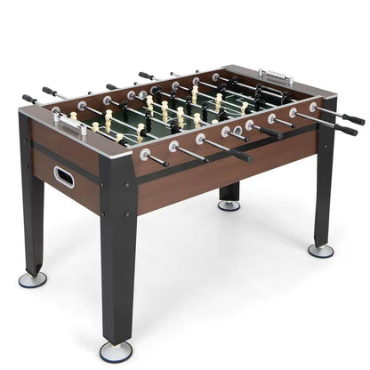 Full-Size Adult Foosball Table  54-Inch Regulation-Style Game Table with Dual Balls