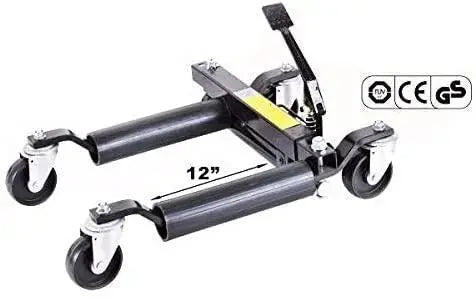 2025 Stark 4-Piece Hydraulic Wheel Dolly Set  1500 lb Capacity, Ratcheting Foot Pedal for Cars, Trucks, RVs & Trailers