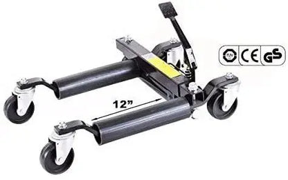 2025 Stark 4-Piece Hydraulic Wheel Dolly Set  1500 lb Capacity, Ratcheting Foot Pedal for Cars, Trucks, RVs & Trailers