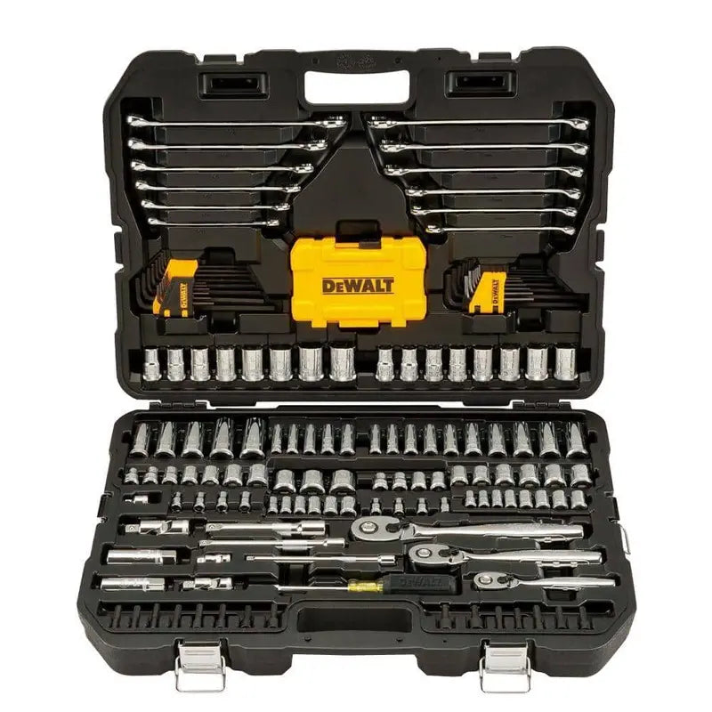 DEWALT 1/4 in., 3/8 in. and 1⁄2 in. Drive Polished Chrome Mechanics Tool Set (168-Piece) DWMT73803