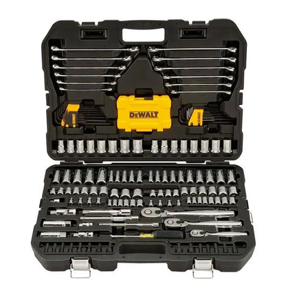 DEWALT 1/4 in., 3/8 in. and 1⁄2 in. Drive Polished Chrome Mechanics Tool Set (168-Piece) DWMT73803