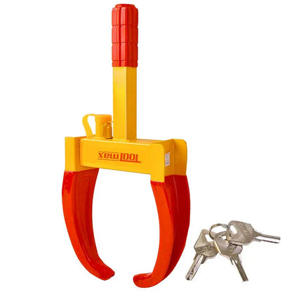 Heavy-Duty Trailer Wheel Clamp  Anti-Theft Lock for RVs, Trailers, and Commercial Vehicles
