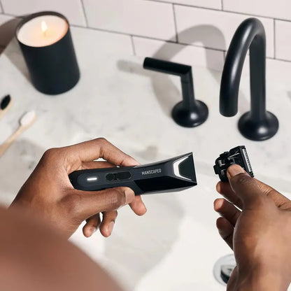 MANSCAPED The 5.0 Ultra Precision Groin & Body Trimmer with Ceramic Blades and Ergonomic Grip