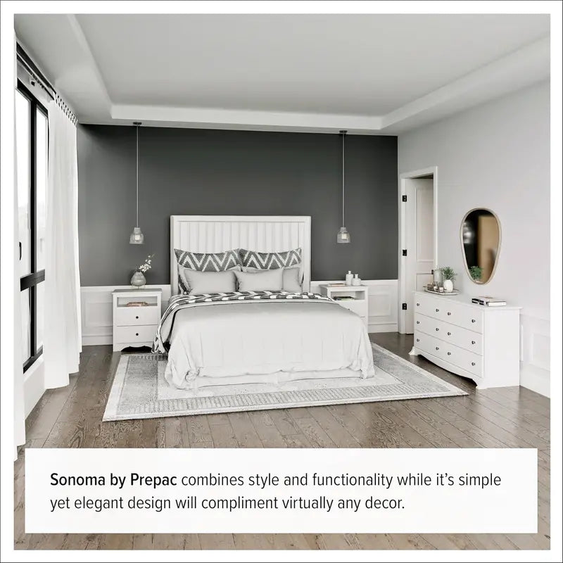 Prepac Sonoma Superior 5-Drawer Bedroom Chest in Modern Finish